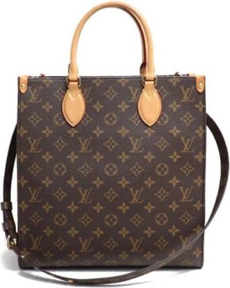 Louis Vuitton Pre-owned Canvas Tote Bag - Dames - Vintage Shopper - Bruin - ONE Size - Vintage