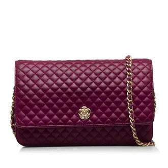 Chanel Gequilted Leren Schoudertas