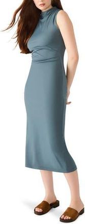 Steve Madden Mo Funnel Neck Matte Jersey Dress in Cloud Grey at Nordstrom Rack, Size Xx-Large