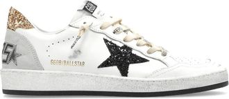 Golden Goose Leather Upper Glitter Star Suede Sneakers