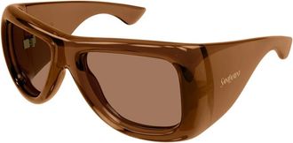 Saint Laurent SL 902 Howl Zonnebril - unisex - Zonnebrillen - Bruin - 63 MM - Accessoires