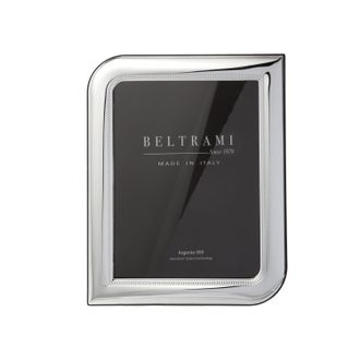 BELTRAMI Portafoto foglia foto 13x18 cm Beltrami con argento Miro Silver