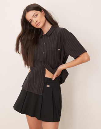 Dickies Unionville - Gonna a pieghe nera-Nero