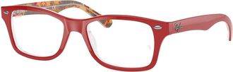 Ray-Ban Glasses, unisex, Red, Size: 46 MM Junior Vista Frame