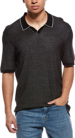 Raffi Silk-Blend Johnny Collar Shirt