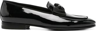 Tagliatore Loafers van lakleer - Zwart