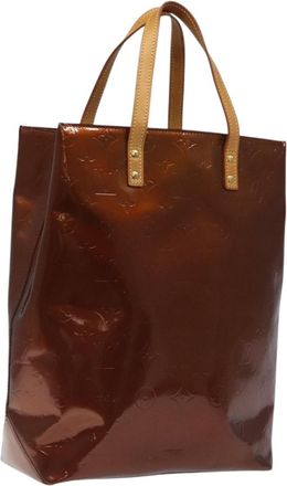Louis Vuitton Reade Handbag Monogram Vernis Brown Patent_Leather Bag (Pre-Owned)