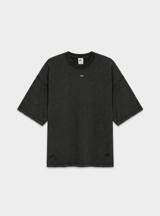 Nike Mens Distressed faded gothic graphic T-shirt Oversized fit