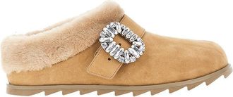 Roger Vivier Suede leather Slidy Viv mules Woman 36