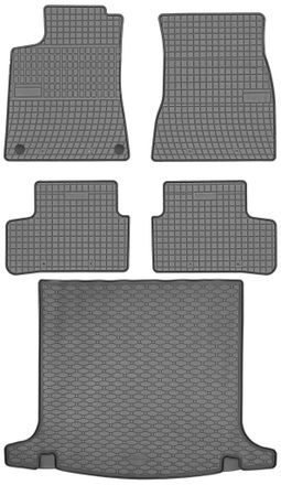 OEM Mercedes Cla X118 Shooting Brake / Kombi Desde 05.2019 Set - Alfombrillas De Goma Para Coche + Alfombrilla Para Maletero
