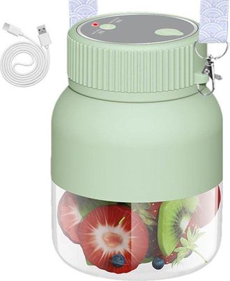 OEM Licuadora - Prensa Para Frutas - Prepara Bebidas Saludables - Recargable Inal&aacute;mbrica - Capacidad De 800 Ml - Verde