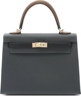 Hermès 2024 Kelly 25 two-way handbag - Grey
