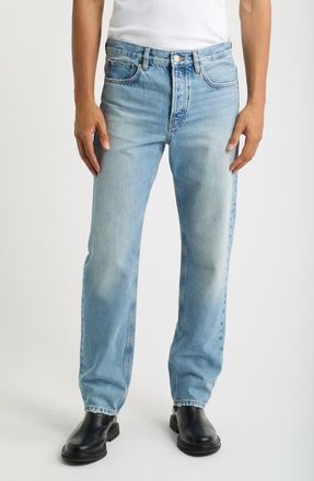 Frame Denim Straight Leg Jeans in Checkpoint at Nordstrom, Size 32