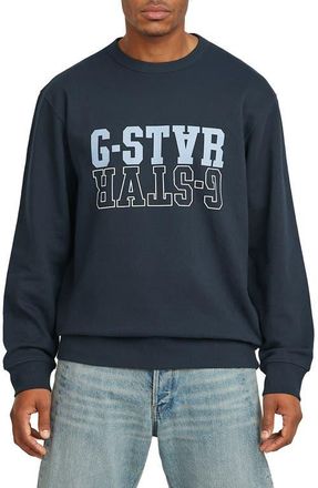 G-Star Logo Graphic Sweatshirt in Salute at Nordstrom, Size Xx-Large