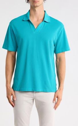 Scotch & Soda Relaxed Fit Cotton Piqu&eacute; Polo in Tahitian Teal at Nordstrom Rack, Size Xx-Large