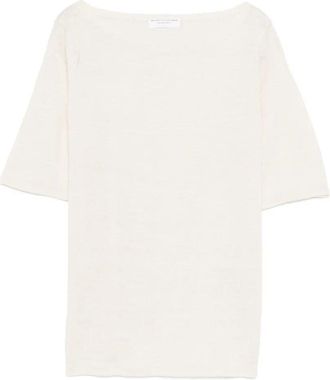 Majestic Linen Boat Neck Sweater