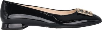 H&ouml;gl Zwarte Patent Ballerinas voor Vrouwen - Dames - Ballerinas - Zwart - 41 1/2 EU - Leer - Schoenen
