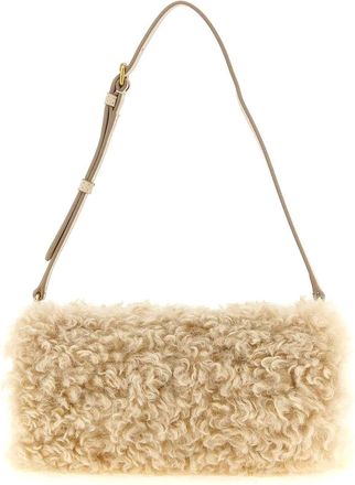 Stella McCartney Shearling Clutch