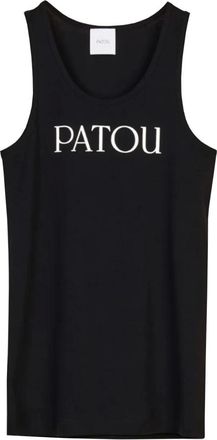 Patou Tops, Dames, Zwart, M, Iconic Tank Top