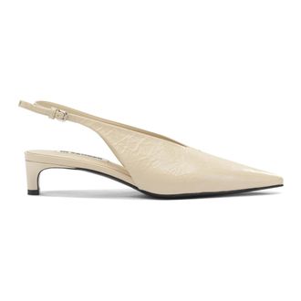 Jil Sander Pumps, female, Beige, 7 UK, Slingback Pump
