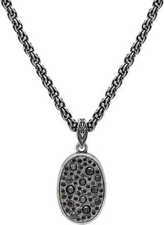 John Varvatos Halsketting met hanger - Zilver