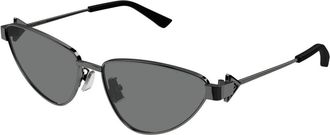 Bottega Veneta Zonnebril - Dames - Zonnebrillen - Zwart - 59 MM - Accessoires