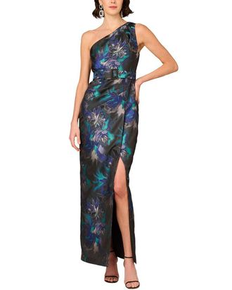 Aidan Mattox Printed Maxi Dress