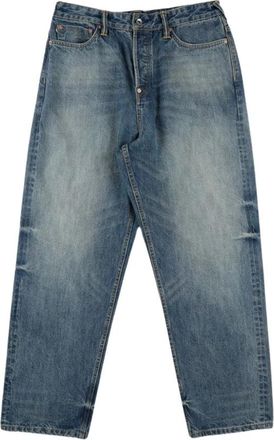 Evisu Multi-Pocket Patched Daicock Jeans - Heren - Regular Fit Jeans - Blauw - W30 - Katoen - Jeans
