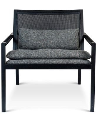Urbia Modern Brazilian Barra Cane Lounge Chair