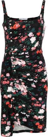 Paco Rabanne Elegante Zwarte Mini Jurk - Dames - Korte kleedjes - Veelkleurig - XL - Kleedjes