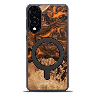 OEM Funda Bewood Unique Para Samsung Galaxy S25 Edge - Naranja Con Magsafe