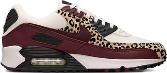 Nike Air Max 90 leopard-print sneakers - women - Fabric/Fabric/Polyurethane/Calf Leather/Rubber/Calf Suede - 6.5 - Brown