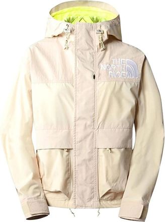 The North Face 86 Low-Fi Hi-Tek Mountain Short Jacket - Dames - Windbreakers - Beige - M - Katoen - Fitness