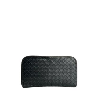 Bottega Veneta Pre-owned Wallets, female, Black, Size: ONE SIZE Pre-owned Vintage Intrecciato Wallet