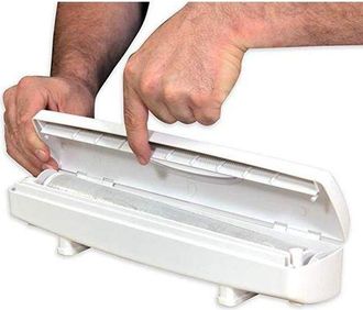 OEM Dispensador De Film Transparente O Papel De Aluminio, Blanco, Pl&aacute;stico, 30 Cm