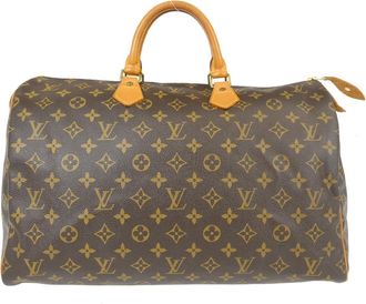 Louis Vuitton Speedy Monogram Canvas Brown Canvas Handbag (Pre-Owned)