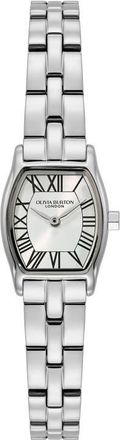 Olivia Burton Cambridge Quartz Bracelet Watch, 17.7mm in Silver White at Nordstrom