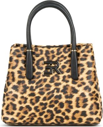 Ermanno Scervino Virginia leopard-print tote bag - Brown
