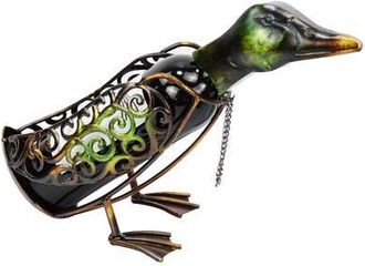 Beachcombers Metal Mallard Duck Bottle Holder 14.15 in Green at Nordstrom