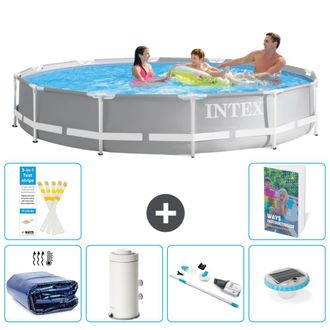 Intex Piscina Prism Frame Redonda - 366x76 Cm - 7-piezas S30