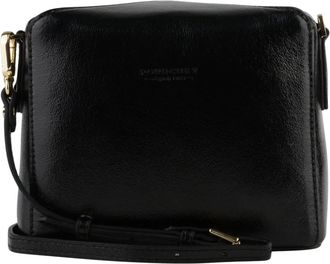 Pourchet Tassen, Dames, Zwart, ONE Size, Leer, Crossbodytas