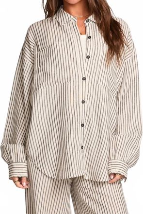 Saltwater Luxe Martey Top In Black & White