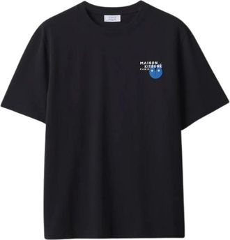 Maison Kitsun&eacute; MK H26 T-Shirt - Heren - T-shirts - Zwart - L - Katoen - Tops