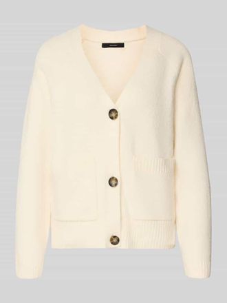 Vero Moda Comfort Fit Strickjacke mit Woll-Anteil Modell BOOM in Beige Melange, Gr&ouml;&szlig;e XL