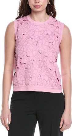 Oscar De La Renta Oscar De La Renta Silk-Blend Tank