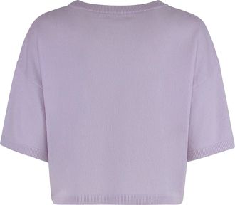 Sablyn Womens Lilac Miles Short Sleeve Sweater Cashmere