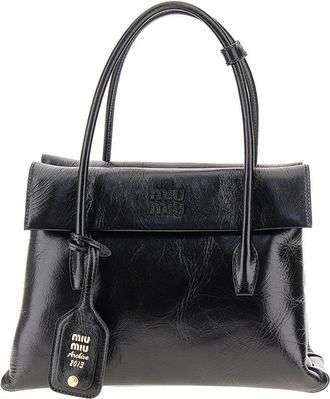 バッグ MIU MIU ARCHIVE LEATHER FLAP HAND BAG MIU MIU ARCHIVE LEATHER FLAP HAND BAG