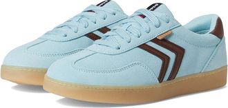 Dr. Scholls Rebel Sport Womens Shoes Blue/Brown : 8.5 M, Leather/Suede