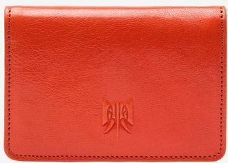 Tusk Siam Business Card Case in Orange /Sky at Nordstrom