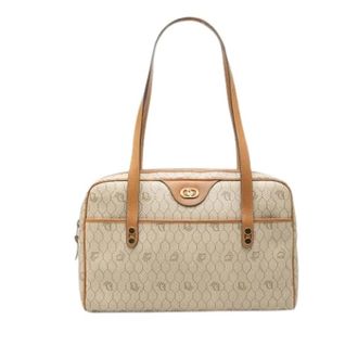 Dior Pre-owned Shoulder Bags, female, Beige, Size: ONE SIZE Pre-owned Canvas Shoulder Bag